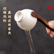 Xiangmanchu Wood Tea Clamp Tea Spoon Tea Set Accessories Tea Towel Tea Knife Tea Spoon Tea Leaf Clamp Tea Tweezer Tea Making Tool Alloy Wood Tea Clamp