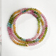 Potala Palace Tourmaline 925 Silver Multi-circle Bracelet Necklace Birth Year Transfer Beads Ball Bead Bracelet Birthday Gift for Men and Women