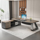 Semphia Desk Boss Desk Leadership Executive Desk Simple Modern Office President Desk Office Furniture Combination Set