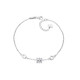 Beijing Gold Trading Center Co., Ltd. Platinum Small Waist Double Ring Adjustable Bracelet as a Birthday Gift for My Girlfriend, About 3.8g