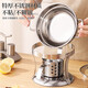 Small hot pot for one person, alcohol stove for one person, commercial Yuanyang boiler, soup pot, household stainless steel pot, outdoor stainless steel Jiuding stove (no fuel) + single flavor pot 17cm