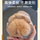 KYODO Kapibara children's cotton slippers for boys in winter, teenagers indoor home, baby plush heel, light brown upgraded version, walking foot warmer, plus velvet to keep warm, non-slip and anti-odor, plus velvet, size 26/27 (inner length 16.5CM, suitable for feet length 1 5.5