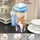 Noya Aya Aya Ri Evangelion Peripheral Animation 2d Water Cup für Freunde BXAO14382 New Century Three Drink Design [550 ml Pink] -Anleiter Druck