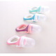 ZNMW Baby Bite Bag Baby Complementary Food Fruit and Vegetable Happy Fruit Eating Artifact Silicone Push Pacifier Eats Fruit Puree and Molars Teeth Fawn Style + Purple + Medium Net Random Color