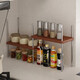 Zizhu kitchen corner shelf household countertop condiments Xiaohongshu same style DIY flue special corner seasoning jar DIY corner model-three-layer large size