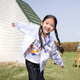 NIKE Toddler Light Raglan Jacket Boys and Girls Woven Round Neck Stacked Stand Collar Jacket NIKE IO6122