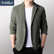 Goldlion blazer men's autumn and winter business casual suit middle-aged no-iron solid color single suit casual gentleman's jacket black M 170