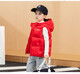 Autumn and winter children's cotton vest boys and girls hooded vest baby new disposable children's waistcoat outer wear black 160 recommended height below 150cm.