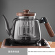 Gaoming's new side-handled teapot glass teapot single pot thickened high-temperature resistant electric ceramic stove boiling water teapot boiling kettle Hexu teapot 1000ml