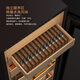 Vinocave constant temperature and humidity cigar cabinet, variable frequency compressor, precise temperature and humidity control, four major systems, three-stage ammonia removal cigar humidor, household high-end commercial humidifier, high-end series-U3-three-stage ammonia removal + cedar wood inner cabinet Chun Yang 152L