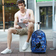 Uniker Trolley Schoolbag Boy Gran capacidad Estudiantes de secundaria Estudiantes Femeninos Femenino Volver escuela primaria de doble propósito 6-12 años de menores de peso ligero Rebirth 12161a