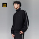 CABBEEN Retro Web Cabin Stand Collar Jacket Men's 2025 Autumn New American Casual Sports Style Zipper Jacket Anthracite 01 XL /180/52