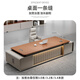 ZHONGWEI 2025 new E0 class light luxury simple leadership desk boss desk office desk 2.4 meters + luxury double cabinets