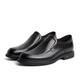 Belle black formal leather shoes men's cowhide business slip-on wedding shoes B3GK7CM1 black 39 (245mm)
