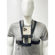 FANCYCHIC chest mobile phone fixed bracket mobile phone chest strap bracket also known as Luya fishing outdoor live broadcast bracket set of 3 horizontal and vertical shooting with extension arm