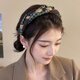 Idel twist high skull headband women's 2025 new high-end fashionable headband daily wear hairpin headband H540 twist headband 3-piece set