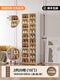 Sailotou transparent thickened shoe box storage box shoe cabinet bootie shoe storage drawer type light luxury simple shoe rack 27x34x33cm 2 columns 20 grids 10 doors can hold 20 pairs of shoes