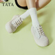 Tata Casual Dicke Sohle Schuhe Frauenschuhe 2025 Sommer CT701BM5 Weiß 38