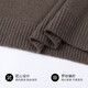 Snow Flying (SNOWFLYING) Soft and comfortable 100% sheep wool women's wool sweater autumn and winter round neck inner long-sleeved sweater for women