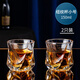 Meikejie crystal glass wine cup, thickened foreign wine cup, European whiskey cup, household water cup, juice cup, creative beer cup, creative button cup, small size 150ml, 1 piece, thickened and damaged, guaranteed
