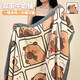 Fantasy Kapibara Internet Celebrity Blanket Office Nap Blanket Shawl Milk Velvet Blanket Sofa Cover Blanket Summer Thin Kapibara Double-sided Milk Velvet Anti-static and Not Easy to Shed 1.2x2.0m Children and Infants/Office Nap Blanket/Student Dormitory