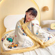 Langsha (langsha) thickened milk velvet children's blanket newborn baby quilt primary school student nap blanket kindergarten nap blanket Happy Fleet Class A mother and baby grade double-sided milk velvet antibacterial and anti-mite 100*120cm soft and skin-friendly warm upgrade