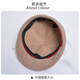 Autumn and winter hat women's retro British style progressive hat painter hat internet celebrity versatile two-wear beret fashionable beret hat 8306-coffee one size 55-58cm