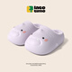 LATE TIME2025 autumn and winter new style little cute shark gradient children's cotton slippers for boys and girls indoor waterproof and warm baby cotton slippers white blue gradient 18 cm inner length 180 suitable for feet about 17cm long