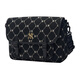 American Professional Baseball (MLB) New York Yankees Diamond Postman Bag Crossbody Bag Women's Black Black