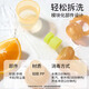 Baoshi bite bag baby eats fruit artifact for over 6 months old to comfort teeth gum fruit and vegetable supplementary food device bite gum number L