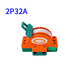 Tianshili two-phase two-way switching knife switch isolation knife gate dual power transfer switch 2P-32A