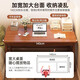 All solid wood home desk, student study desk, bedroom wall computer desk, small apartment simple desk, imported pine wood - single table, solid wood color 100CM, door-to-door delivery