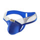 Men's sexy underwear can be sexy underwear thong men's sexy new style gay Le Yin ice silk color blue M
