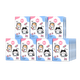 Flower handkerchief paper cute pet cat small pack paper towel toilet paper napkin facial tissue wet water toughness wholesale 3 layers 6 pieces * 10 pack colorful cat handkerchief paper