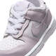 Nike baby easy-to-wear flat sneakers winter boys and girls baby sneakers NIKE DUNK FB9107 128 white/light violet/light violet 26