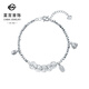 Caibai Jewelry Platinum Bracelet Pt950 Platinum Elegant Holland, America and the United States Five Coin National Style Bracelet Price BJ Platinum Bracelet About 9.66g About 16cm