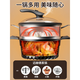 Medical stone steamer household double-layer stainless steel steamer thickened non-stick soup pot cooking induction cooker gas stove universal patented soup pot + steamer - suitable for 1-3 people 22cm