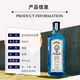 Bombay Sapphire Gin (Bombay) British Gin Bacardi Liquor Bombay Sapphire Gin 500mL 1 bottle