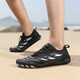 Di Gelong outdoor river tracing shoes breathable water fishing shoes for men and women seaside quick-drying beach swimming shoes indoor fitness 281 black 41