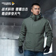 Dragon Tooth Zhang Yi's same style Dragon Tooth Thor 3-in-1 fifth-generation jacket for men, outdoor windproof and warm winter jacket, Extreme Night Black L 180/100A