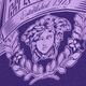 
VersaCE Luxury Medusa Men's Fashion Print Casual Short Sleeve Round Neck T-shirt 1013302 1A15909 Purple 1LJ40 S