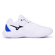 Mizuno's new WAVE FANG 2 men's and women's advanced stable support cushioning and wear-resistant badminton shoes 71GA231330 white/blue 42