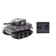 Yien Mini kleiner Panzer, kabellose Fernbedienung, elektrisch, für Kinder, Jungen, Geschenk, Spielzeug, Miniatur-Militärmodell, Tiger-Panzer, bunter Tiger