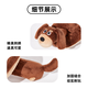 EETOYS fast 1 meter plush dachshund dog toy, bite-resistant, sound-producing, interactive companion and boredom-relieving dog toy