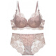 Modal style new bra set without rims, small breasts gathered, summer thin breathable sexy lace underwear, black set 80B 36B