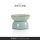 Ru kiln tea drain ceramic hole integrated tea filter tea set accessories ceramic tea separator tea filter tea god Ru kiln Qingyun tea drain