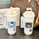 Kyodo Jingmeido Genshin Impact Thermos Cup Nasida Edelstahl Stahl Outdoor Sports Tragbarer Wasserbecher Männer und Student Double Trinking Coffee Cup Cup BXAB159.37 Millionen Blatt Keramik bedeckte innere Bollard-520ml mit hängendes Seil