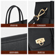 Sac de zoler sac féminin Light Luxury Brand 2025 Nouveaux sacs féminins à la mode haut de gamme Sacs de bobine de vache de vache haut de gamme Sacs pour femmes [noir] très haut de gamme