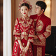 Grosfairy XiUhe Tragen 2025 Neues Braut Hochzeitskleid Kleider Chinesisches Hochzeitskleid Dragon Phoenix Kleid Toast Kleidung Show und Set fenglaiyi Diamondless s