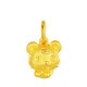 Buhesyt999 Vietnamese sand gold cute cartoon little tiger pendant gold zodiac tiger zodiac year Sikkim cute cerebellar tiger pendant Lao Fengxiang quality